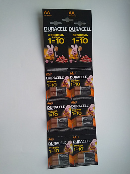 Батарейка "duracell" aa в Нижнем Тагиле