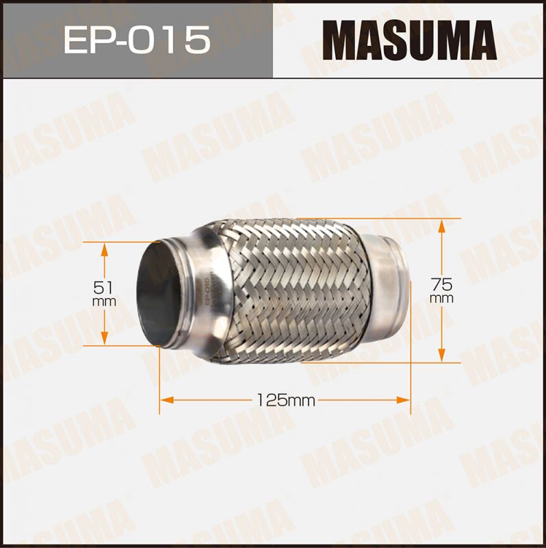 Гофра глушителя (51*125) "masuma" ep015 в Нижнем Тагиле
