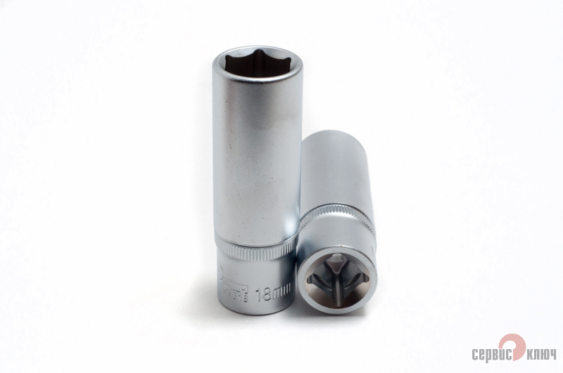Головка глубокая (18 мм) 6 гр. сервис ключ (77818) в Нижнем Тагиле