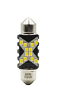 СВЕТОДИОД T11x36 12V 2х2.4w SV8.5/8 12SMD C5W 2016 330LM (WHITE) "МАЯК" ORP/CAN