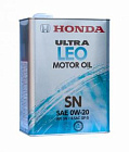 Масло honda ultra leo sn/gf-5 0w20 (08217-99974) (4 л)