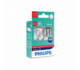 Светодиод 12v p21w (ba15s) led red "philips" (11498 ulrx2)