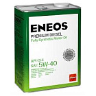 Масло eneos premium diesel ci-4 5w40 синт. (4 л)