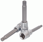 ГОЛОВКА С ВСТАВКОЙ SPLINE 1/2" M12 L=100мм "АВТОДЕЛО" (39611)