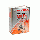 Масло honda ultra mild sn 10w30 (4 л)