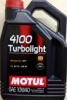 Масло motul 4100 turbolight 10w40 (4 л)