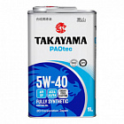 Масло takayama 5w40 sp a3/b4 pao синт. (1 л) (жесть)