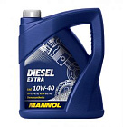 Масло mannol 7504 diesel extra 10w40 п/синт. (5 л)