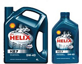 Масло shell helix hx7 5w40 (1 л)