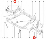 Рычаг передний правый в сборе "lada" x-ray cross
