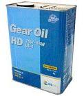Масло kixx gear oil hd 75w85 gl-4 п/синт. (4 л)