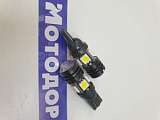 Светодиод 12v t10  5smd white (00492)
