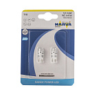 Светодиод 12v t10 led 1196160 white 6000k 2 шт. (18003) narva
