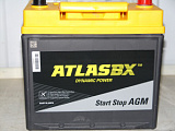 Аккумулятор "atlas" 55 а/ч о.п. agm ax s55b23l
