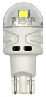 СВЕТОДИОД 12V T16 6 SMD (2835) W2.1x9.5d WHITE "SILVER"