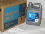 Масло kixx geartec gl-5 80w90 п/синт. (4 л)