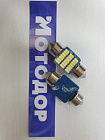СВЕТОДИОД 12V W21/5W 7443 750 Lm КРАСНЫЙ "XENITE" TP3012R