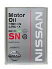 Масло nissan motoroil strong save x sn 0w20 (4 л)