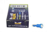 Светодиод 12v t5 3 smd blue "маяк" (3014)