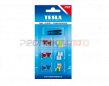 Набор предохранителей "tesla" fl extra mini блист. (12 шт..+пинцет) f117